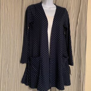 LulaRoe, wrap, long sleeves with pockets,28 inches long with 16 inch sleeves NWT